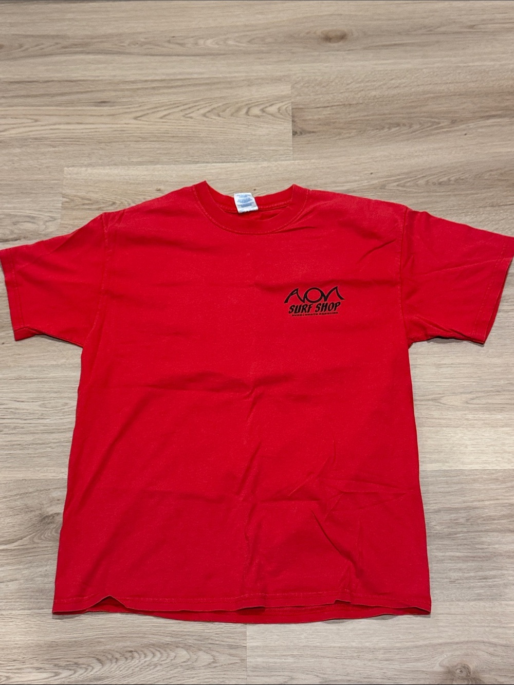 Red Avon Surf Shop Logo Tee